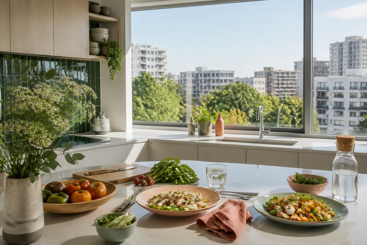 Vue urbaine des Hauts-de-Seine avec immeubles résidentiels et arbres